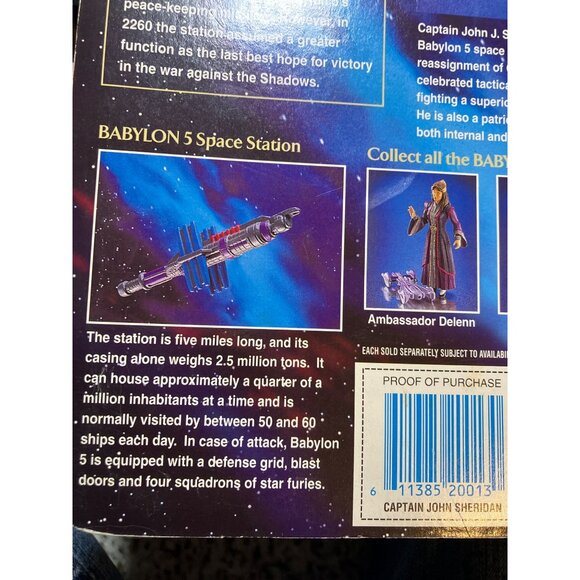 Babylon Caoptain John Sheridan with Babylon Space Station - Picture 9 of 11